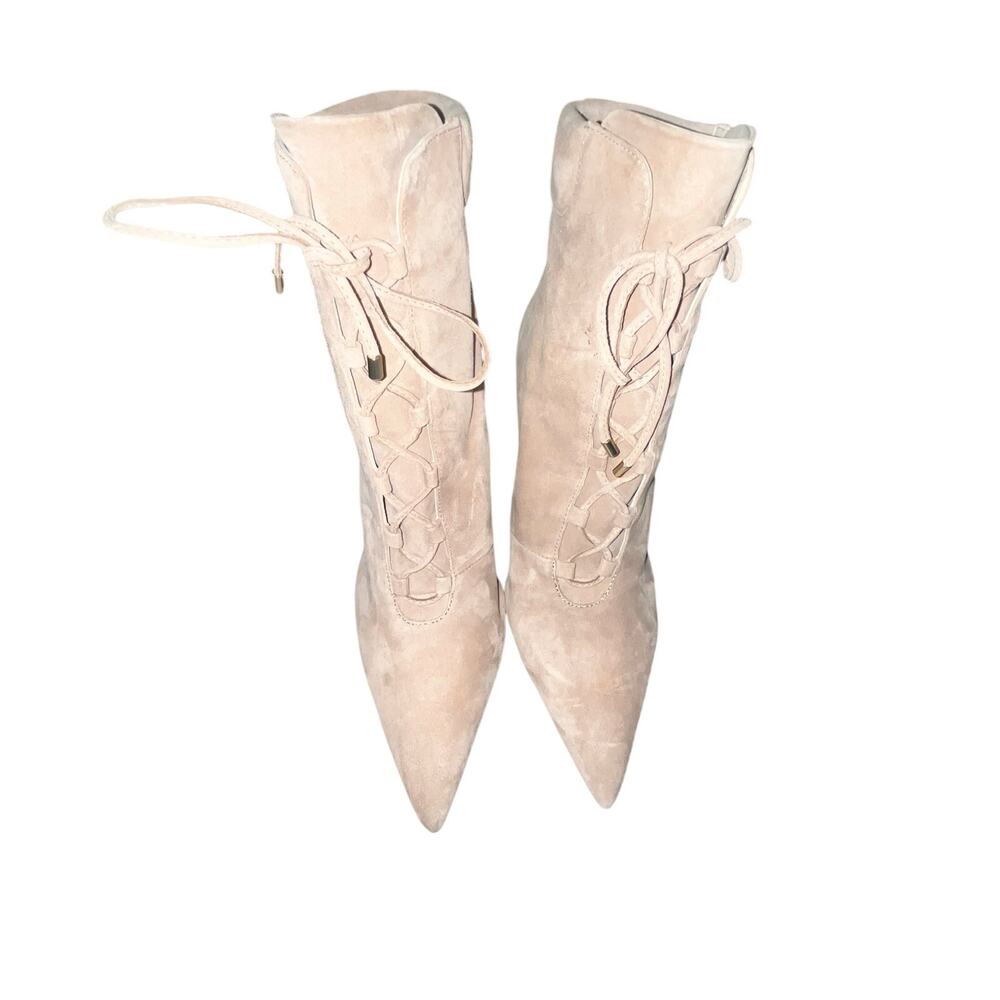 New Good American Suede Heel Boots – Women’s 10.5